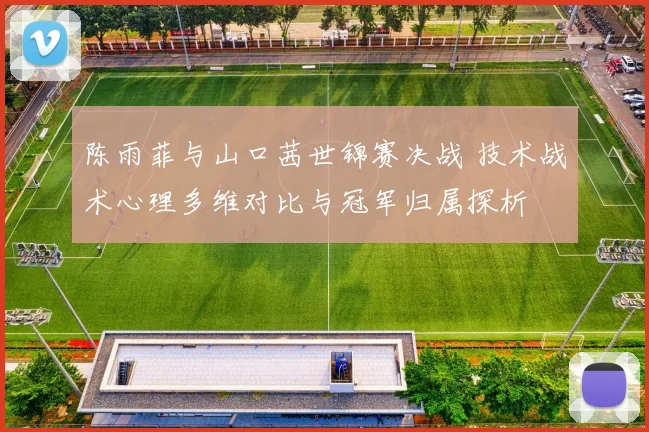 陈雨菲与山口茜世锦赛决战 技术战术心理多维对比与冠军归属探析